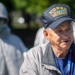 A Korean War Veteran at the Korean War Memorial - Dayton Photographer Alex Sablan A Korean War Veteran at the Korean War Memorial - Dayton Photographer Alex Sablan