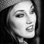 Black and White Kaylee in Westcott LIVE Fantasy Model Shootout at PPE 2013