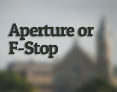 Aperture or F-Stop by Dayton Photographer Alex Sablan